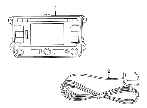 2010 Volkswagen GTI Navigation System