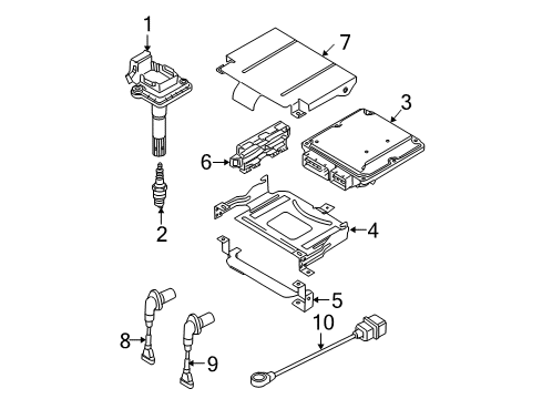 2009 Volkswagen Passat Ignition System Diagram