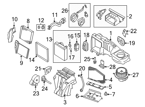 2011 Volkswagen Jetta Blower Motor & Fan Diagram 2