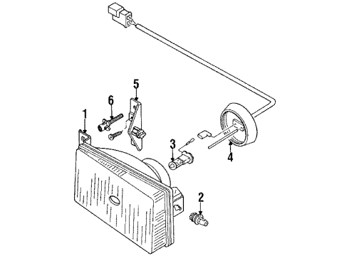 1991 Volkswagen Corrado Fog Lamps Diagram