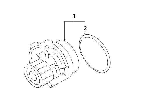 2007 Volkswagen Jetta Water Pump - Belts Diagram 2