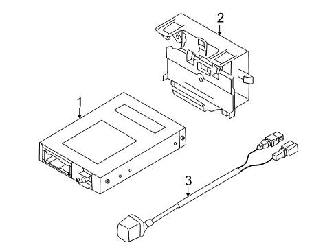 2014 Volkswagen CC Parking Aid Diagram 2
