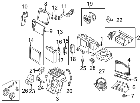 2005 Volkswagen Jetta Blower Motor & Fan Diagram 4