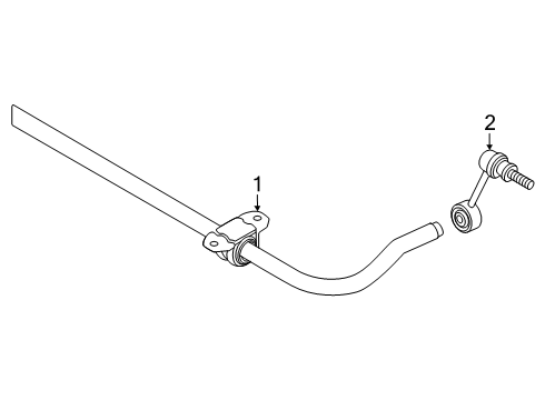 2025 Volkswagen ID. Buzz Stabilizer Bar & Components Diagram 3