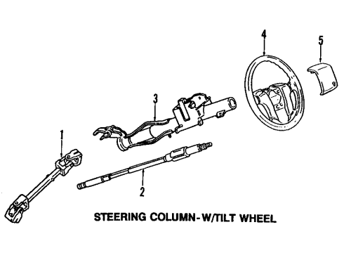 1990 Volkswagen Corrado Steering Column Diagram