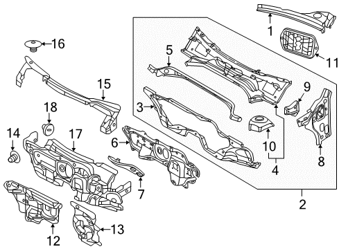 2012 Volkswagen Beetle Cowl