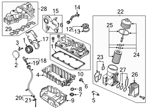 2012 Volkswagen Passat Engine Parts Diagram 2
