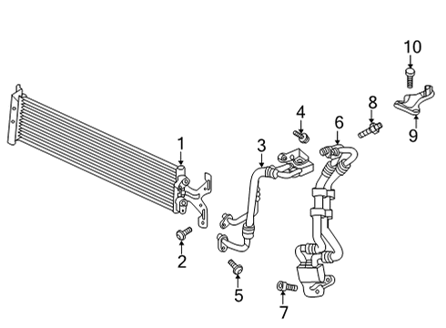 2018 Volkswagen Atlas Oil Cooler - Transmission Diagram 2
