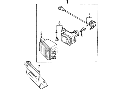 1991 Volkswagen Passat Fog Lamps Diagram