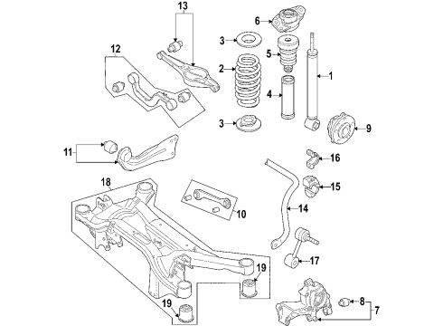 2007 Volkswagen Passat Lower Control Arm - Rear Diagram