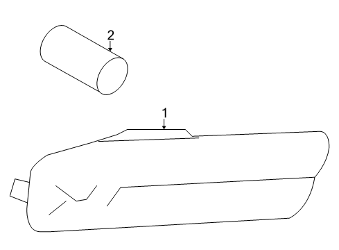 2007 Volkswagen GTI Side Marker Lamps Diagram