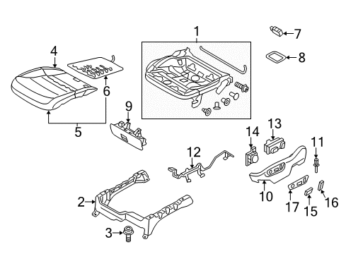 2017 Volkswagen Touareg Lumbar Control Seats