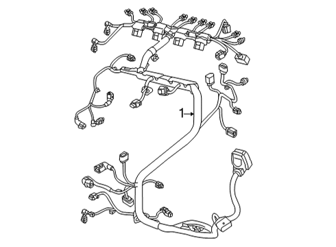 2021 Volkswagen Golf Wiring Harness