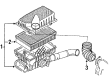 Diagram for Volkswagen Corrado Air Duct - 191-129-623