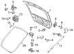 Diagram for Volkswagen Liftgate Lift Support - 5C5-827-550-K