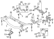 Diagram for Volkswagen Passat Rear Crossmember - 561-505-315-E