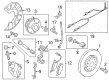 Diagram for Volkswagen GTI Brake Pads - 1K0-698-151-P