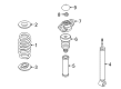 Diagram for Volkswagen CC Coil Springs - 3C0-511-115-AR
