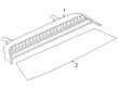 Diagram for Volkswagen Phaeton Third Brake Light - 3D0-945-097-D