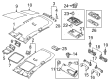 Diagram for Volkswagen Dome Light - 17A-947-105-WHI