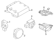 Diagram for Volkswagen Golf R Airbag - 5H6-880-741-N