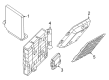 Diagram for Volkswagen ID. Buzz Antenna - 3P0-035-502-B