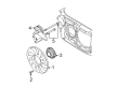 Diagram for Volkswagen Fan Mounting Bracket - 078-121-235-G