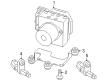 Diagram for Volkswagen Tiguan ABS Pump And Motor Assembly - 5N0-614-109-Q-BEF