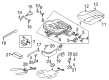 Diagram for Volkswagen Passat Seat Cushion - 3B0-881-375-T