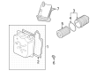 Diagram for Volkswagen Transmission Oil Cooler - 0GC-317-019-C