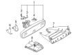Diagram for Volkswagen Tiguan Mirror Cover - 5NA-868-437-A-82V