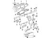 Diagram for Volkswagen Speedometer - 357-957-033-A