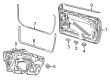 Diagram for Volkswagen Eos Door Moldings - 1Q0-853-955-E-041