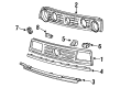 Diagram for Volkswagen Golf Emblem - 176-853-601-01C