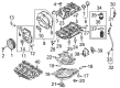 Diagram for Volkswagen Dipstick - 06K-115-611-D