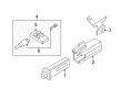 Diagram for Volkswagen Tiguan TPMS Sensor - 5Q0-907-275-F