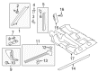Diagram for Volkswagen Eos Pillar Panels - 1Q1-863-483-95T