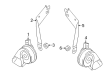 Diagram for Volkswagen Touareg Horn - 7P6-951-223-A