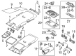 Diagram for Volkswagen e-Golf Sun Visor - 5G0-857-551-AM-3H8