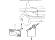 Diagram for Volkswagen Fox Side Marker Light - 307-945-365-1