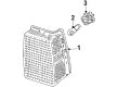 Diagram for Volkswagen Quantum Light Socket - 171-953-053-A