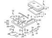 Diagram for Volkswagen Convertible Top Motor - 1J6-959-591-D