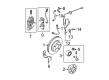 Diagram for Volkswagen Passat ABS Sensor - 8D0-927-803-D