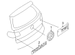 Diagram for Volkswagen Eos Emblem - 1Q0-853-675-B-739