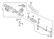 Diagram for Volkswagen Golf R Rack And Pinion - 5WB-423-053-BC