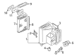 Diagram for Volkswagen Heater Core - 701-820-031