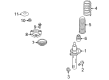 Diagram for Volkswagen Tiguan Limited Strut Housing - 5N0-413-031-BQ
