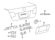 Diagram for Volkswagen Emblem - 5C6-853-630-F-ULM