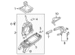Diagram for Volkswagen Beetle Automatic Transmission Shift Levers - 5K1-713-025-CN
