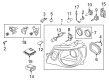 Diagram for Volkswagen Headlight Bulb - N-105-295-01